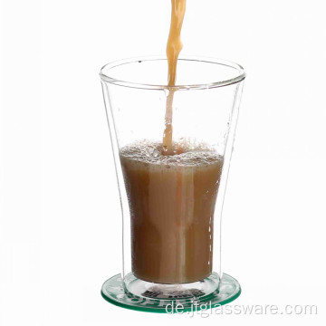 Glas Wasser Kaffee Milch Bierbecher